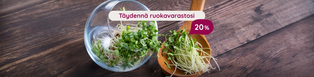 Tyt ruokakomerosi 20 %
